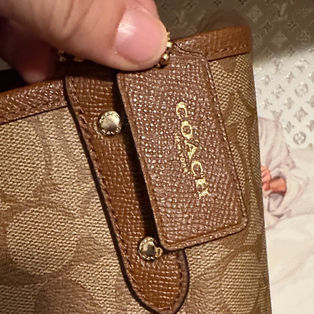 Coach Tote, Completely Reversible! Euc! - image 3